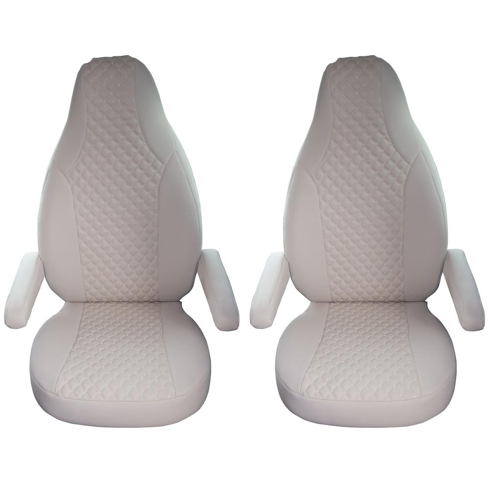 BREMER SITZBEZÜGE Wohnmobil Schonbezüge für ISRI Sitze in Beige (WMI705)