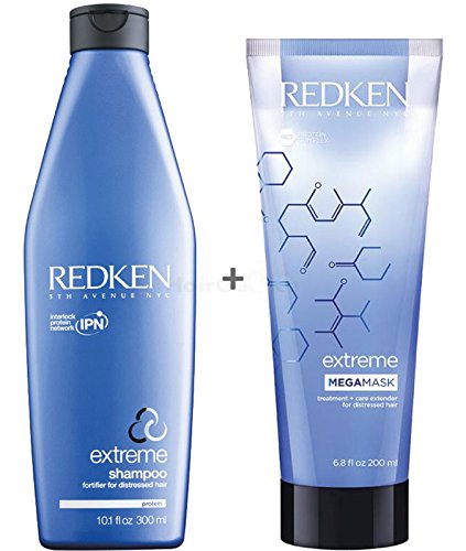 Preisvergleich Produktbild Redken Extreme Set - Shampoo 300ml + Mega Mask 200ml