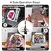 Enchantia DIY Fridge Photo Magnet Maker with 1000 Sets - Pin Maker Machine for Refrigerators and Anywhere with Iron