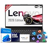 Lenovo 2026 New Generation V15 Business and Student Laptop, Intel Powerful Processor, 16GB RAM, 512GB SSD, 15.6' FHD Display, Wi-Fi 6, Ultra Quiet Design, Long Battery Life, Ethernet RJ-45, Windows 11