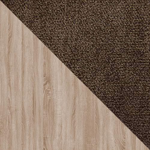 Gruppo Panchina Angolare Thomas - Tavolo Con 2 Sgabelli, Rovere Sonoma - Foto 7