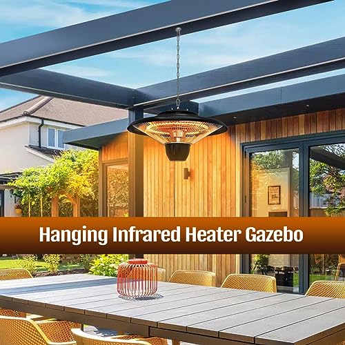 Outdoor Patio Heater, 1500W Electric Hanging Patio Heater, Ceiling