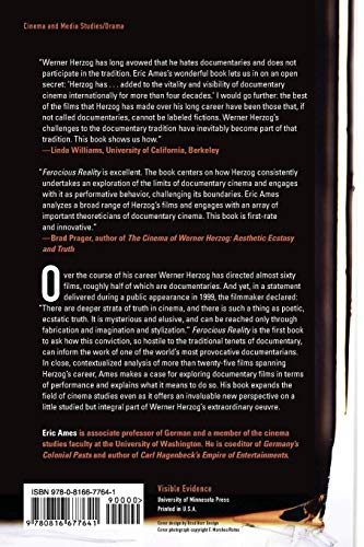 Ferocious Reality: Documentary according to Werner Herzog (Volume 27) (Visible Evidence) image 4