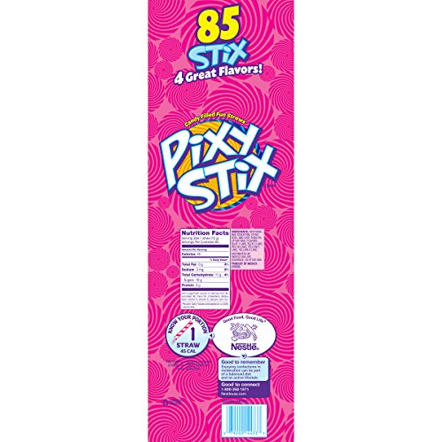 Pixy Stix Candy Filled Fun Straws, 0.42 Ounce (Pack Of 85) #TOP1