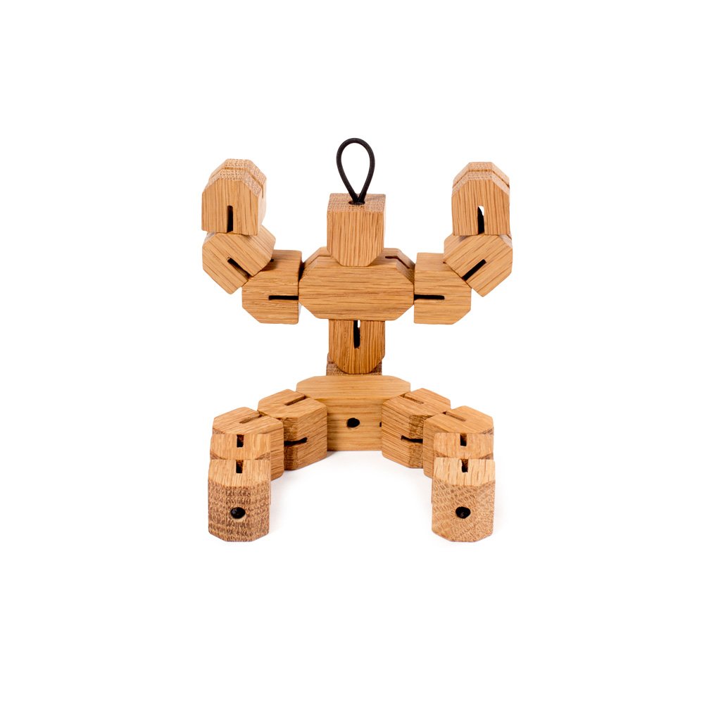 Spring Copenhagen Clumsy Hans Topfuntersetzer Klein Natur | Eiche 20x19x2,5 cm | NIS Hauge | Dänischer Designklassiker | Küchengeschenk Esstisch Einzug Hochzeit