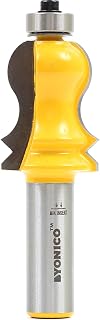 Yonico Router Bits Crown Cap Molding Large Elaborate Cap 1/2-Inch Shank 16114