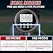 JASCOPRO 24GHz Baseball Radar Gun with LED+LCD Dual Display, ±1 MPH Accuracy,Dual Speed Modes for Pitching & Swing,Handheld Multi-Sport Speed Sensors Baseball Radar Training Equipment for All Players