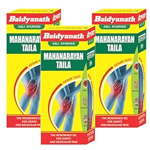 Baidyanath Mahanarayan Taila I Joint Pain Relief Oil I – 50 ml (Pack of 3)