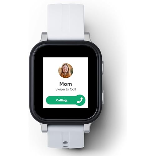 Gabb Watch 3e - GPS Tracker for Kids, Digital Smart Watch, No Social Media or Internet, Fees Required (Silver)