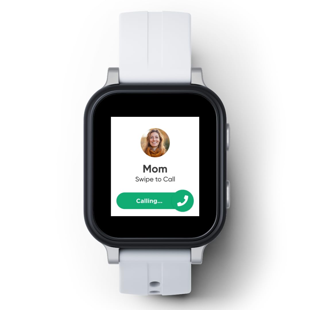 Sponsored Ad - Gabb Watch 3e - GPS Tracker for Kids, Digital Smart Watch, No Social Media or Internet, Fees Required (Silver)