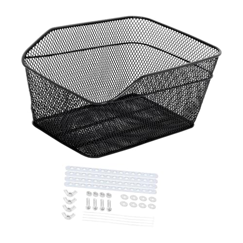 PEWETE 自転車リアバスケット 自転車荷物ラックバスケット 取り外し可能な荷物パッケージラック 自転車カーゴラック 自転車バスケット 自転車ショッピング用