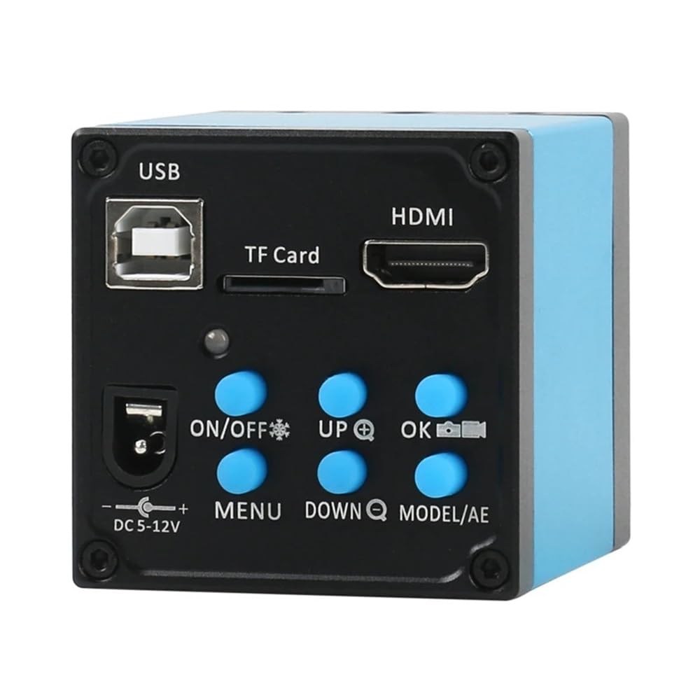 Zestaw akcesoriów do mikroskopu 720p 14MP HDMI USB Mikroskop Kamera obrotowa Boom Stojak biurkowy 18 cm Odległość robocza do telefonu PCB Sterowanie naprawą lutowania szkiełek mikroskopowych