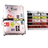 Stream Trail How-Tie Band 35.4 inches (90 cm), Red x Black