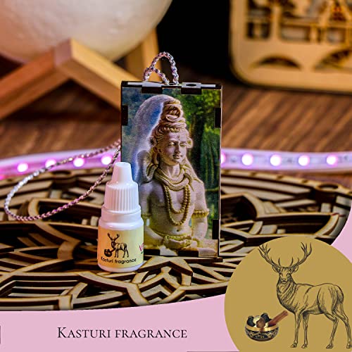 Image of Wooden Car Air Freshener | Car Freshie | Stylish way to keep Your Car smelling Nice Fresh Gift Idea | Automobile Car perfume | Aroma diffuser | Essential oils (KASTURI FRAGRANCE)