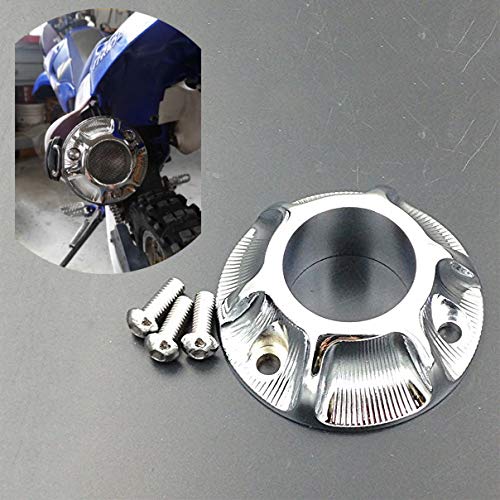 XKMT-Chromed Exhaust Tip Compatible With Kawasaki Klx 125 /Klx 125L Suzuki Drz Yamaha Tt-R50/Tt-R125E [B00YWCANZE]