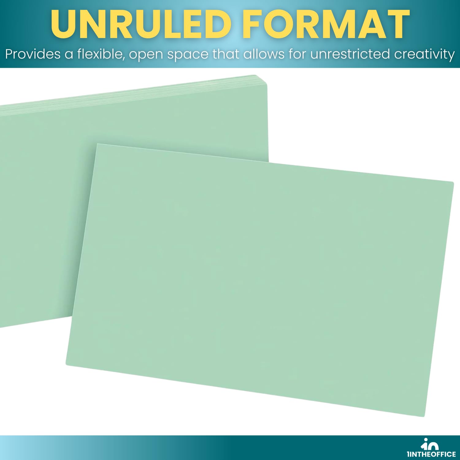 Canary Yellow Note Cards 1InTheOffice Yellow Index Cards - 300 Pack ...