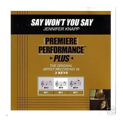 Say Won't You Say, the Original Artist Recording in Three Keys