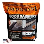 Quick Dam QD610-1 Water-Activated Flood Barrier-1 Pack, Black