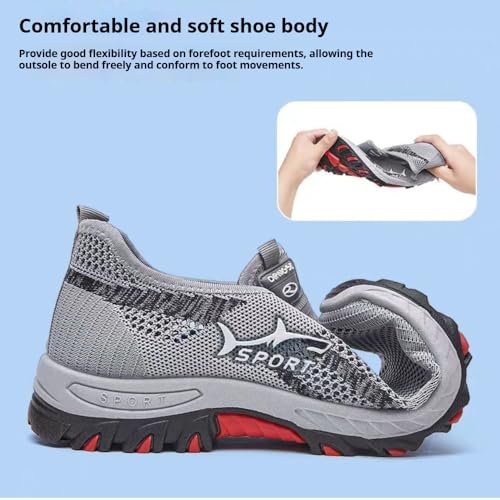 Jarv Cooling Comfort Sneaker, Breathable Mesh Slip On Walking Shoes for Men, Soft Bottom Anti-Slip Summer Casual Footwear4