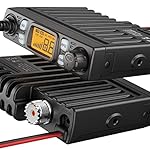 Radioddity CB-27 Pro CB Radio 40-Channel Mini Mobile with AM FM Instant Emergency Channel 9/19, 4W Power Output, LCD Display, VOX, RF Gain, and Handheld Mic - Image 5