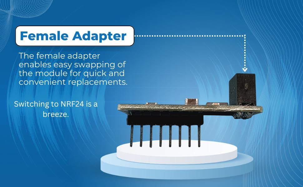 External CC1101 Antenna for Flipper Zero - SubGhz GPIO Board Attachment Accessory Black K0R41-CCV2