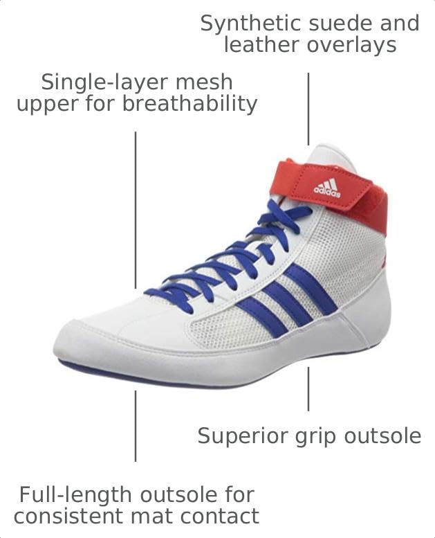 Image of adidas Men's HVC 2 Wrestling Shoes | Wrestling Shoes