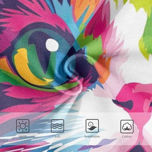 Cotton Girls Underwear Toddler Cute Colorful Cat Cute Panties Girl Flower Kids Briefs Undies 2t3