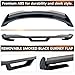 Autrix Rear Trunk Spoiler for 2024-2025 Ford Mustang EcoBoost GT Premium Dark Horse S650, Mustang Rear Spoiler Performance Style with Gurney Flap and Wickerbill Gloss Black