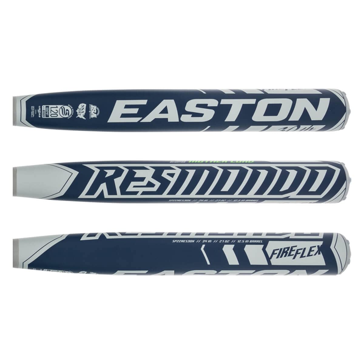 Easton Unisex – Erwachsene SP22RES30X RESMO 12.5 Xtra USSSA, NSA, ISA 26 Slowpitch Softballschläger, Mehrfarbig/Meereswellen (Ocean Tides), Einheitsgröße