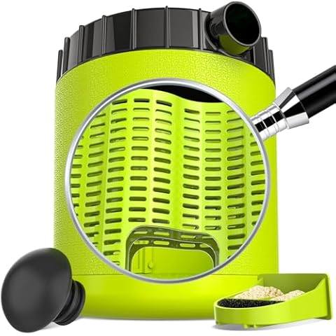 NEPTONION Professional Cricket Keeper Live Worm Organizer Tank with Rubber Seal, Dubia Roach Habitat with Bug Dirt Management Function, Perfect for Keeping Silkworm, Cricket,Dubia Cockroach,Superworms Cover