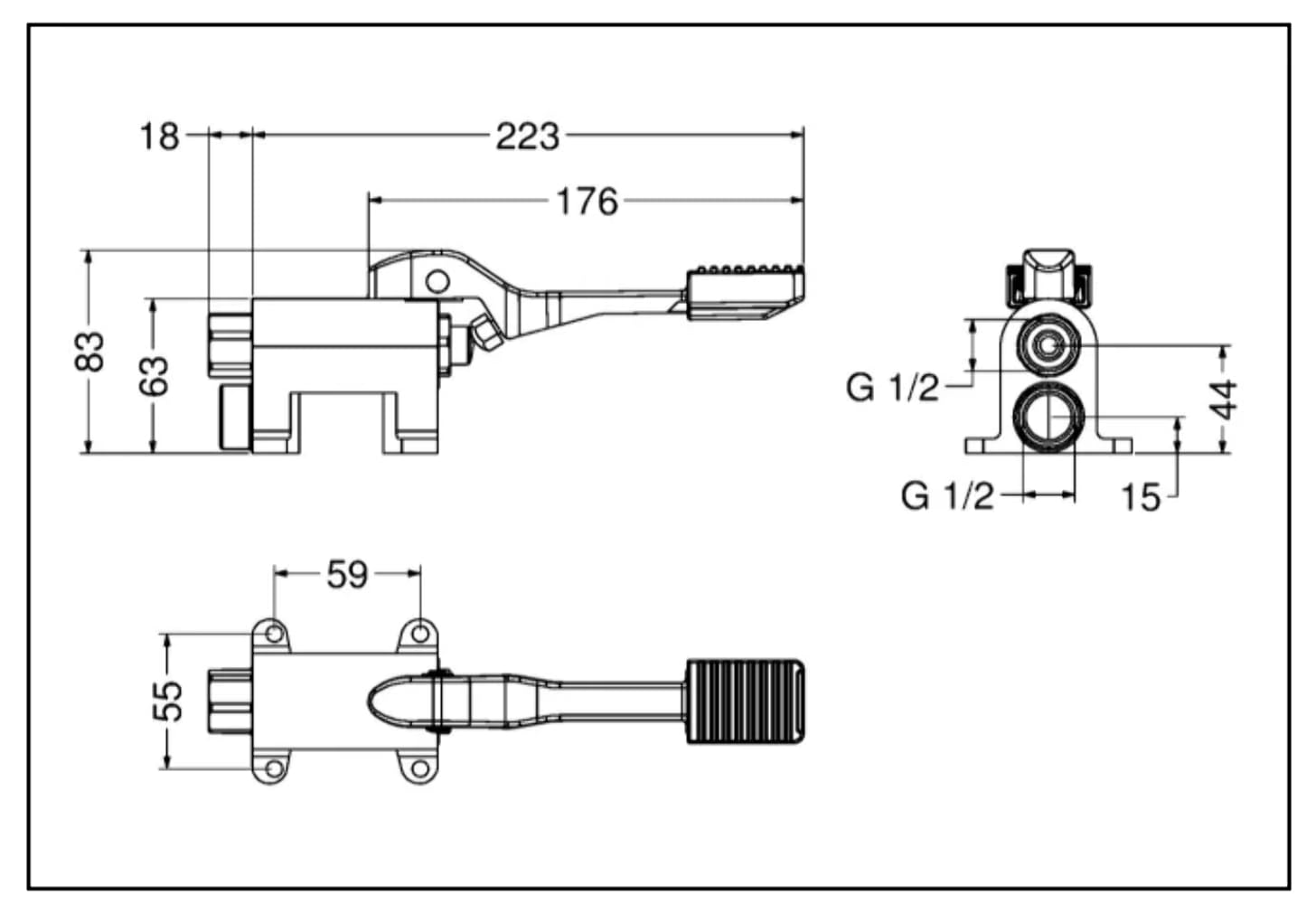 02061 grifo a pedal