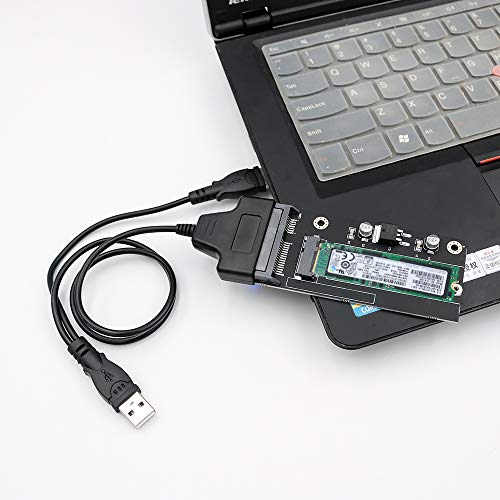 Adaptador JMT 20+6Pin SSD a SATA 2.5 USB 2.0 miniatura 5