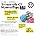 Mammal Strength Thumb Tape 16ft / 5-Metre Rolls (3 Pack), Super Sticky & Stretchy Weightlifting Tape for Powerlifting, Olympic Lifting, Cross Training, Flexible & Easily Tearable Hook Grip Tape