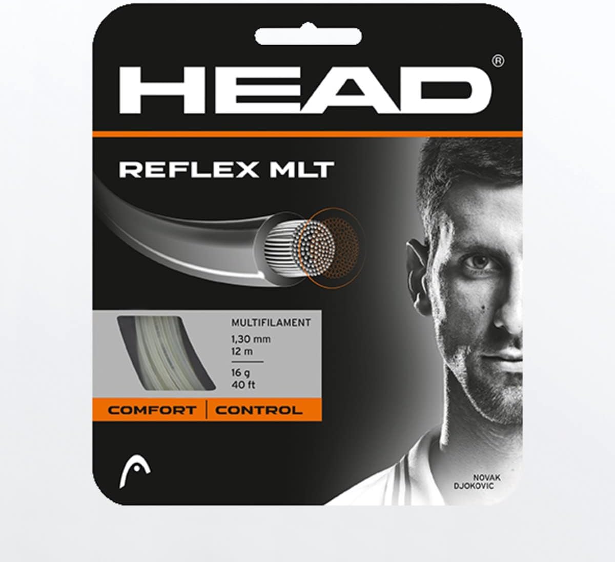 HEAD Reflex MLT Multifilament Tennis String Set Mulitpacks (2-4-6-8-Packs)