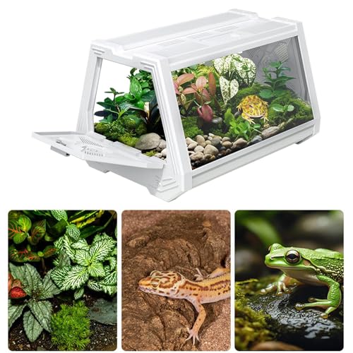 Cage pour reptiles ventilée résolvant les risques de fuite des serpents
