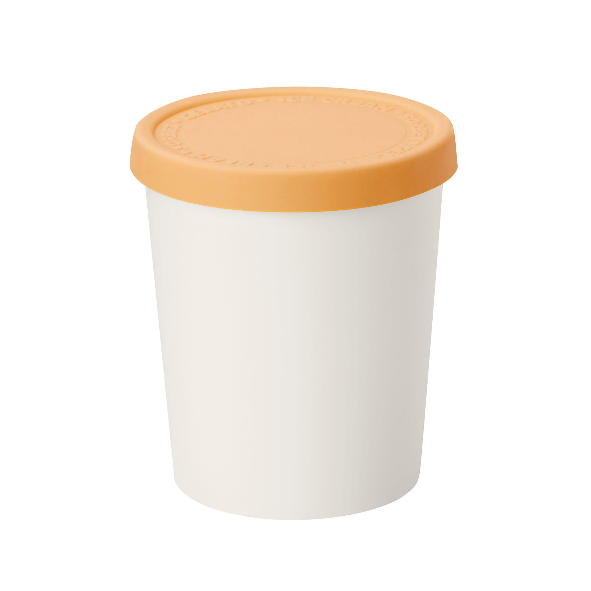 Tovolo Sweet Treat Ice Cream Tub, Sunburst – 1 Quart BPA-Free Freezer Storage Container with Tight-Fitting Silicone Lid, Dishwasher Safe