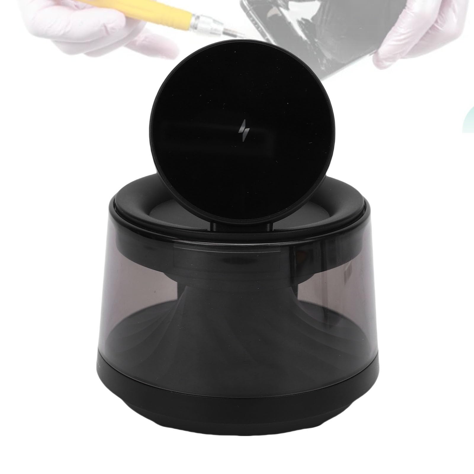 Tangxi Caricatore Wireless da 3 su 1, Supporto per Carico Rapido Magnetico Bluetooth Touch Night Light Cargeing Rapido, per Camera da Letto, Corridoio