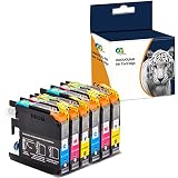 Teland Lot de 6 Cartouches d'encre LC223XL compatibles avec Brother LC223 XL MFC-J5320DW DCP-J4120DW MFC-J880DW DCP-J562DW MFC-J4420DW MFC-J4620DW MFC-J4625DW MFC-J480DW MFC-J5620DW MFC-J680DW