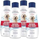 Fresh & Soothing Oatmeal Itch Relief Shampoo for Pets, 22oz - 4 Pack