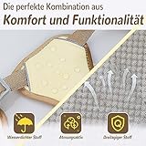 Mehrzweck-Hundegeschirr mit Leine Set, Ausbruchsicheres Anti Zug Hundegeschirr, Anti Zug Geschirr Hund Sicherheitsgeschirr, Hundegeschirre Kleine Hunde für Kleine Mittelgroße Hunde(Beige, M)