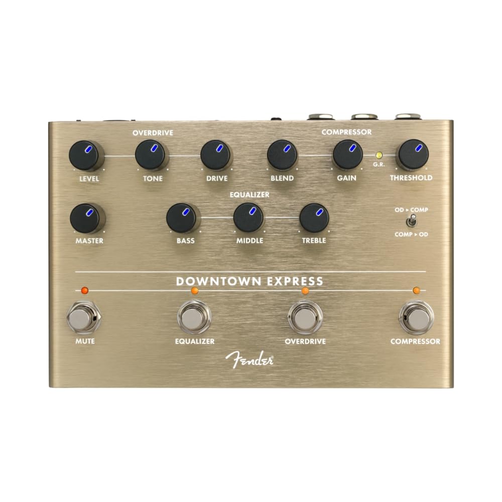 Fender Downtown Express ベースエフェクター Amazon.com: Fender Downtown Express Bass Multi-Effect Pedal