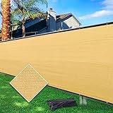 Cisvio 6ft x50ft Privacy Screen Fence 90% Blockage Heavy Duty Protective Covering Mesh Fencing for O