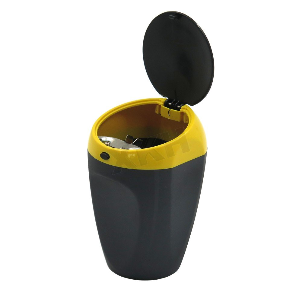 XKH- Cigarette Auto Car Bucket Self Extinguishing Ashtray Home Butt Yellow Cup Holder [B078JF8CY9]