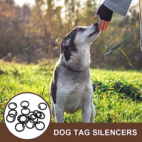15pcs Militärische Hundemarke für Authentische Militärische Hunde und Katzen ID-Tags - Tag-Z Hundemarke Schwarz