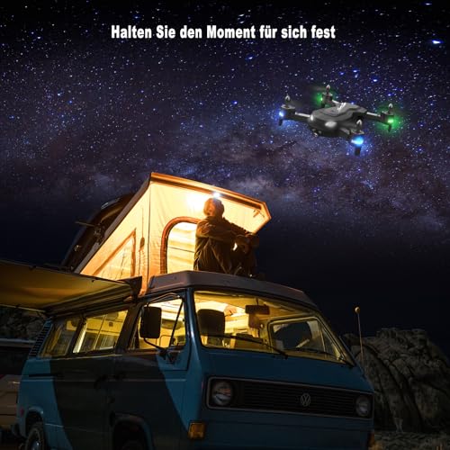 Wipkviey T26 Drone met camera, 1080p, RC opvouwbare FPV-quadcopter met 2 batterijen, 26-30 minuten vliegtijd, 3D-flip, zwaartekrachtsensor, headless mode, start/landing met één knop - Afbeelding 8