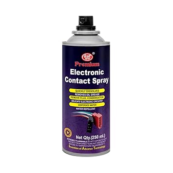 UE Premium Electronic Contact Cleaner Spray - 250 ml | Cleans Sensitive Electronics/Electrical Equipment |