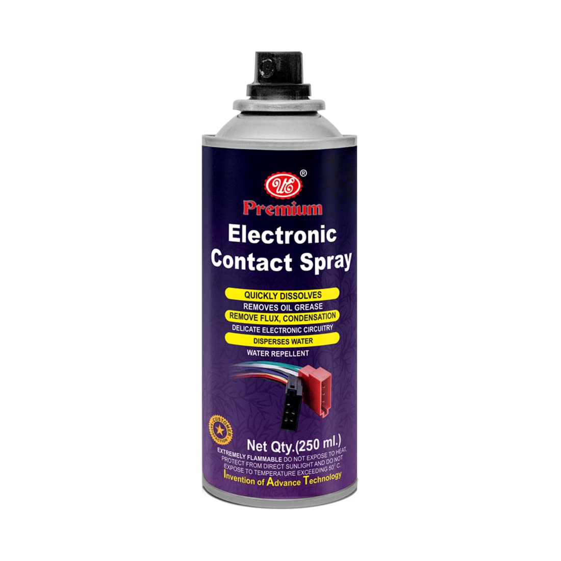 UE Autotech Electrical Contact Cleaner Spray—Electronic & Electrical Equipment Cleaner, Grease, Dust & Dirt | Plastic Safe, Fast Evaporating | Suitable for Computer & Mobile Boards, 250 ml (Pack of 1) (B0CRDXK1WK) Amazon Price History, Amazon Price Tracker