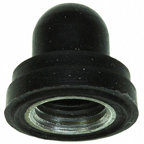 APM Hexseal1221/12 29, Boot, Pushbutton, 3/8-27 Thread Size, Silicone Rubber, Gray