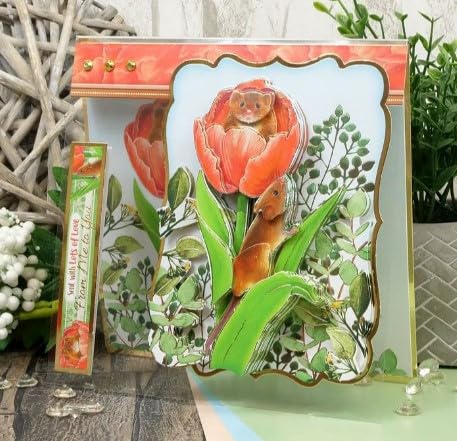 Hunkydory Crafts Spring is Here Deco-Large Topper Set - A Mice Day - HEREDEC903