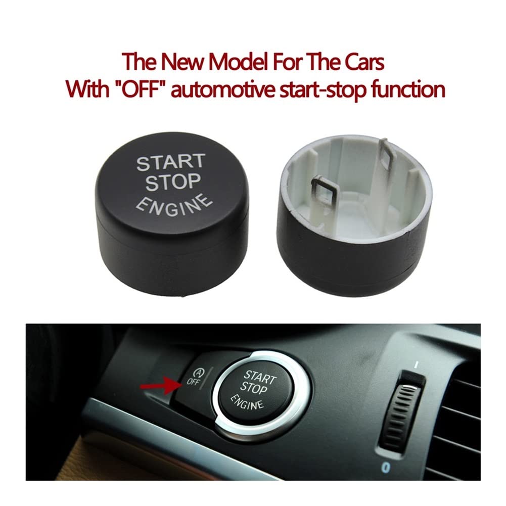 Amazon.com: flyyyyy Black Silver Red Blue Car Engine Ignition 